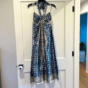 Trinity silk maxi dress